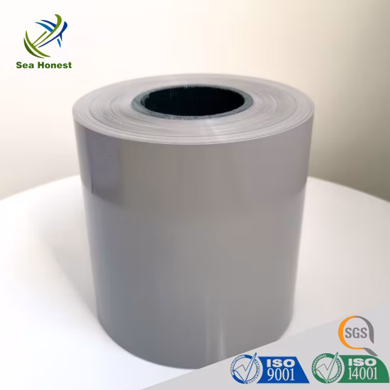 구두 액체 포장 345mm 폭 주황색 호박색 투명한 PVC/LDPE PVC/PE 복합 필름